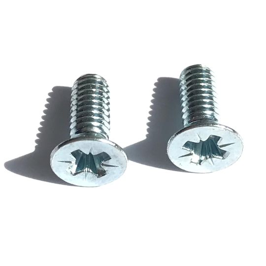 M4x10 mm Countersunk Pozi/Phillips Stainless Steel Screws (5) (M4-10-SS-P)