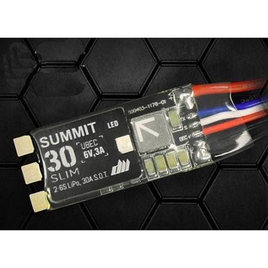 Dualsky SUMMIT 30 SLIM 6V SBEC ESC (SUMMIT-30SLIMU6)