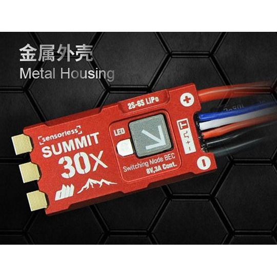 Dualsky SUMMIT 30X 8V SBEC ESC (SUMMIT-30XU8)