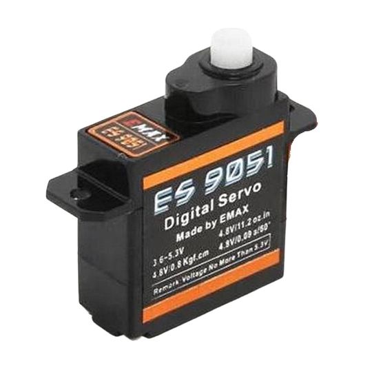 Emax ES9051 Servo - 0.9Kg.cm 0.08s 4.1g 8mm (EMAX-ES9051)