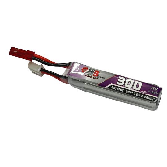 GNB HV LiPo 2S 300mAh 7.6V 60C JST (HF-2S-300-HV)