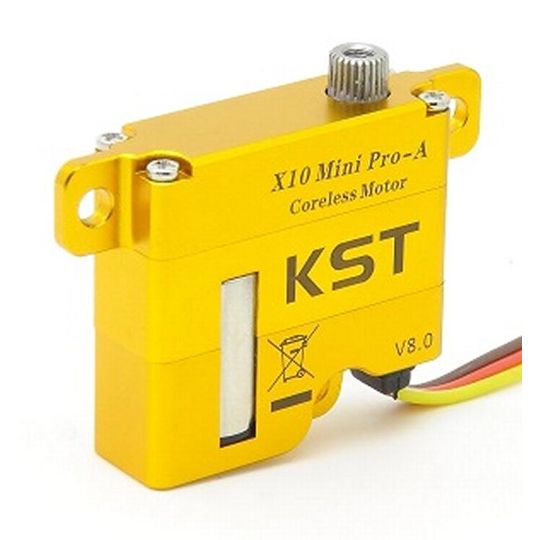 KST X10 Mini Pro A Wing Servo - 7.5Kg.cm 0.09s 23.0g 10mm (KST-X10-MINI-PRO-A)